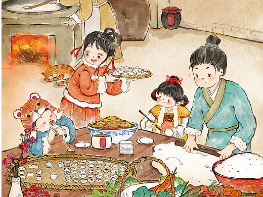 冬至大如年，人间小团圆