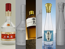2024——酒类产品建模+ 场景渲染分享