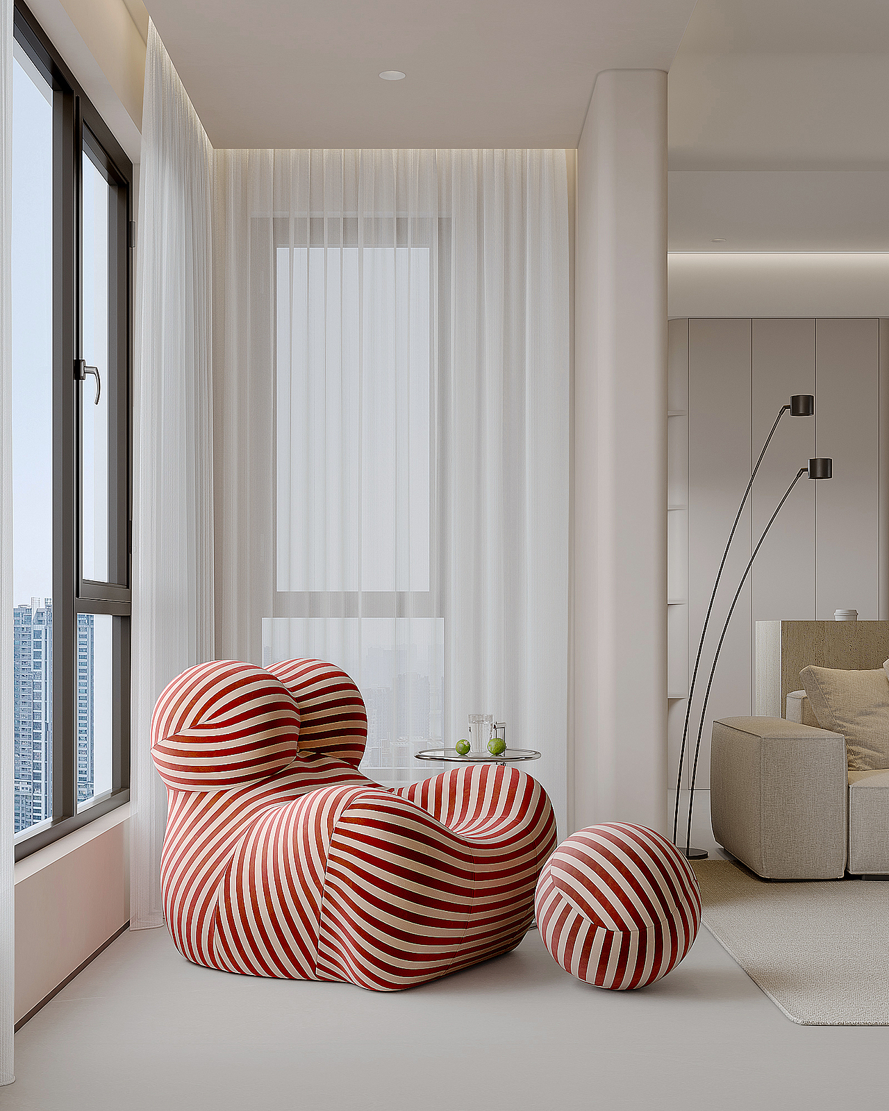 Vike表现新作|极简奶油家