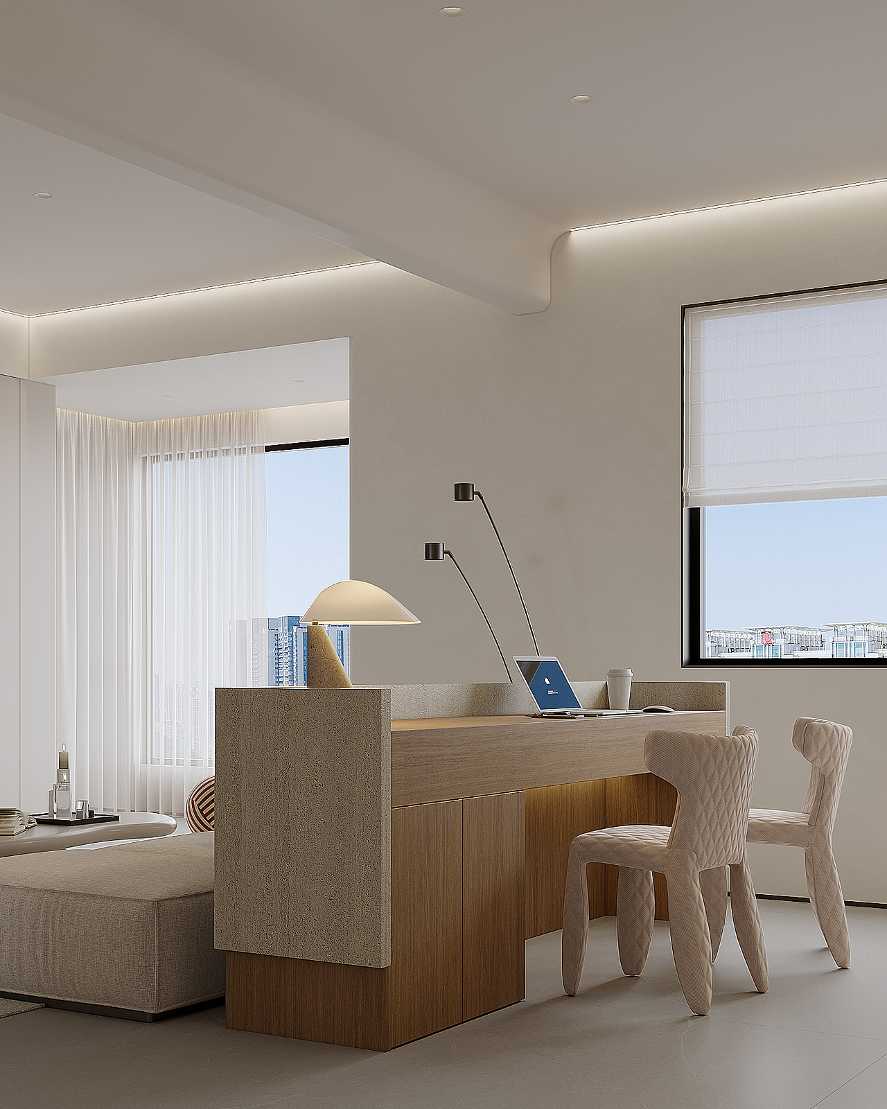 Vike表现新作|极简奶油家