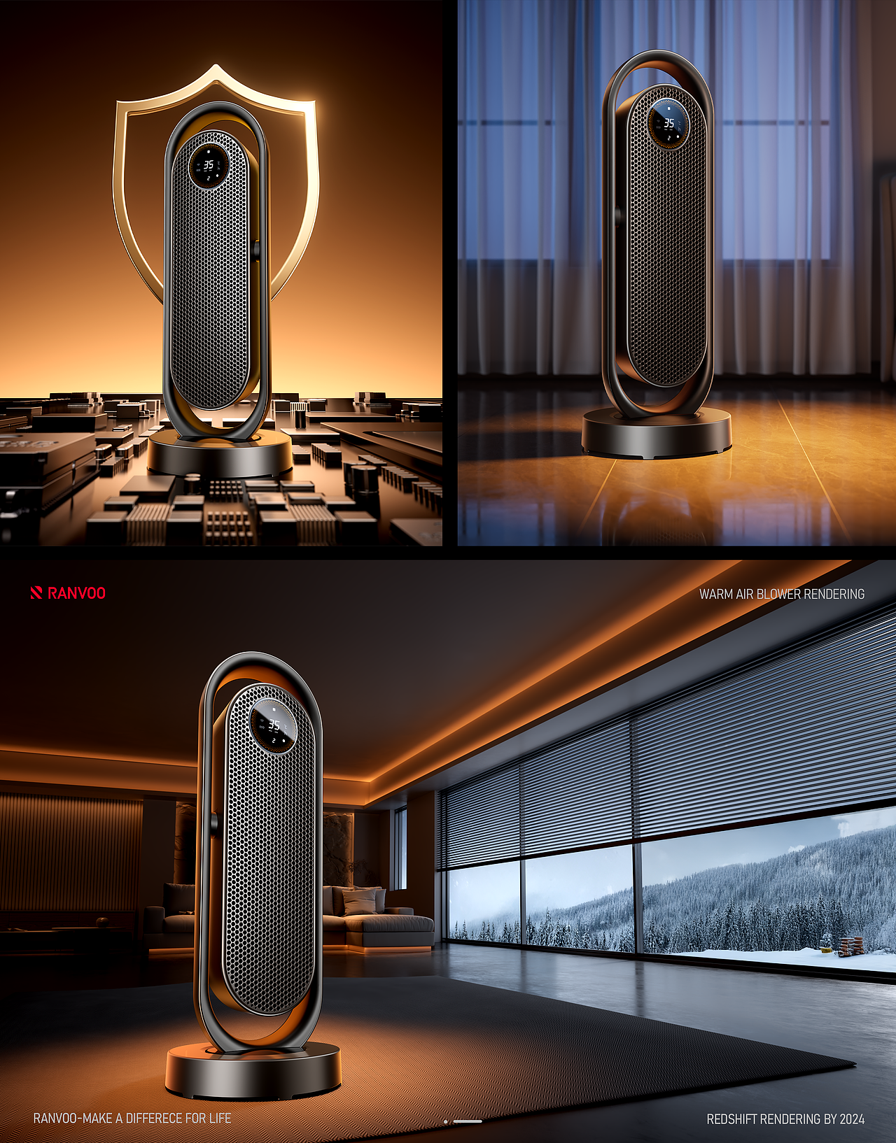 “RANVOO”生活类电器渲染总结（图ZMzgyOTEwMjM2） - 产品 - 站酷设计师切糕_原创素材 - 站酷ZCOOL