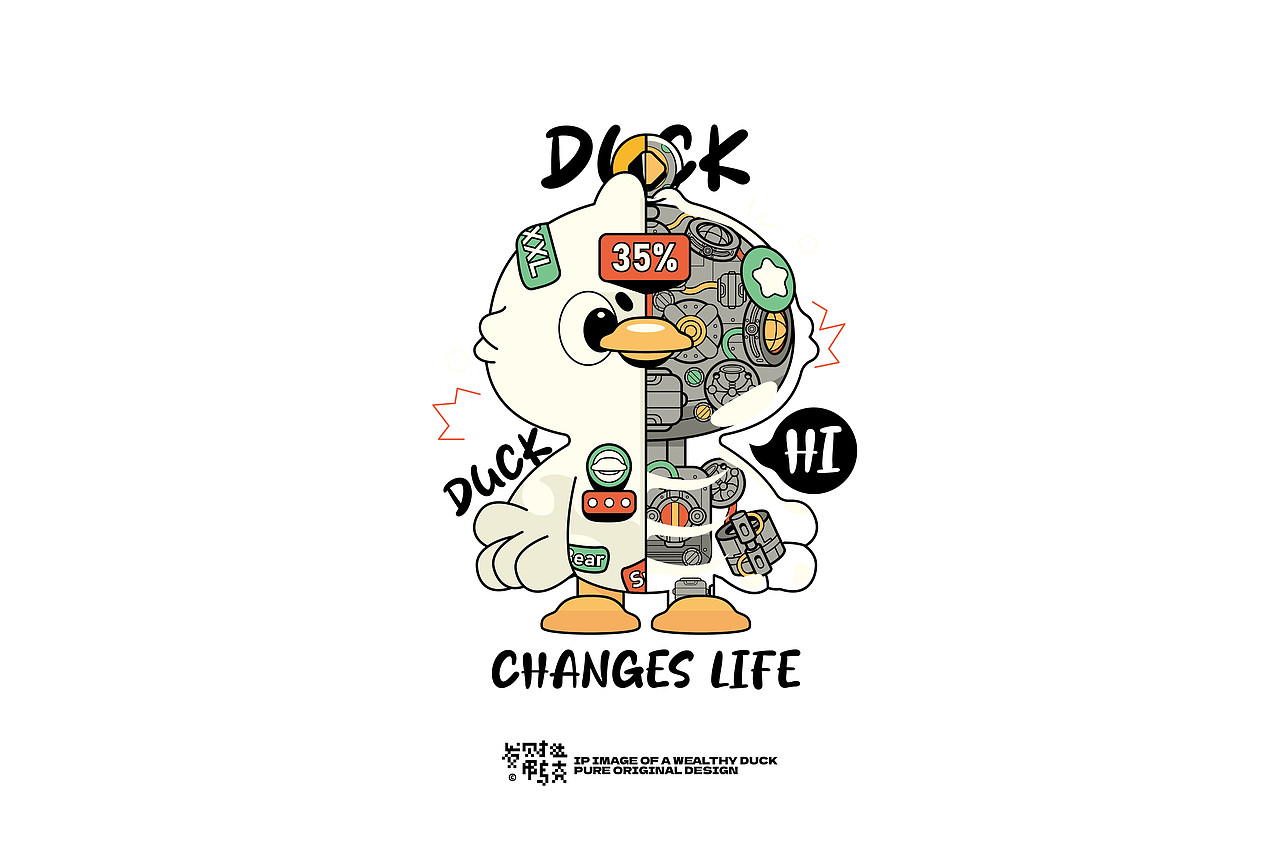 发财鸭品牌IP全案设计(可授权)