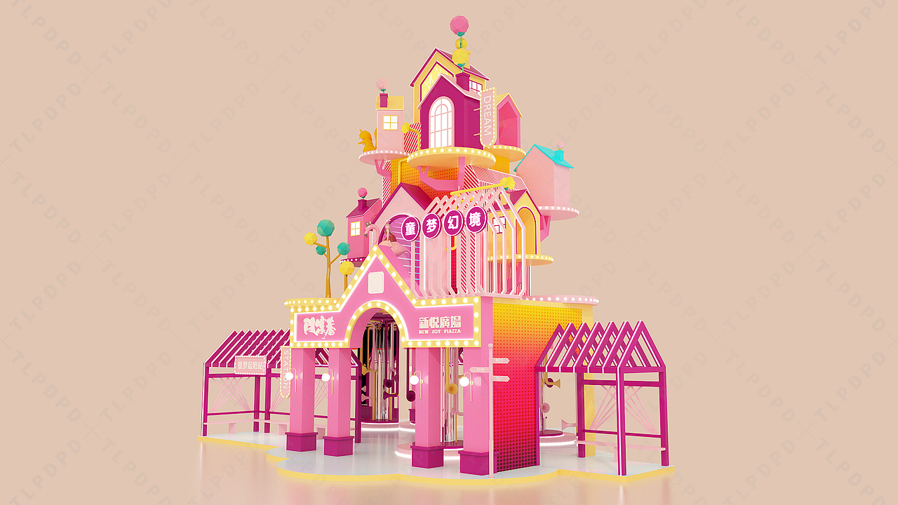 购物中心美陈设计,沉浸式美陈,大型商场美陈设计