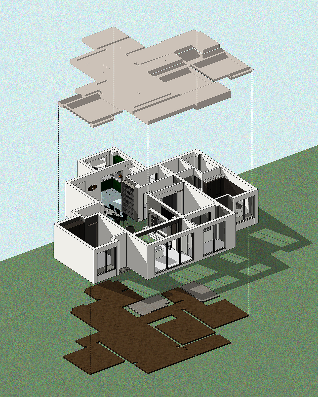 不止于建筑 | 0基础学员的外延设计力作|天津室内培训
