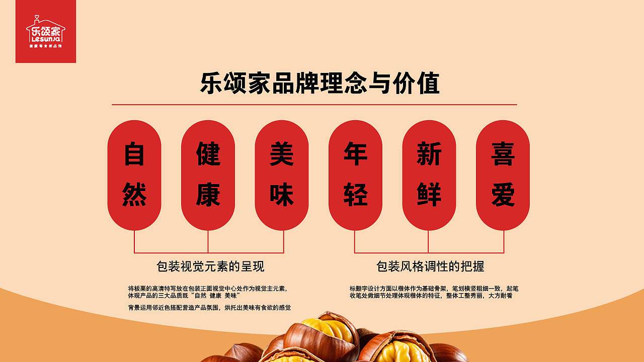 坚果零食包装设计|乐颂家板栗