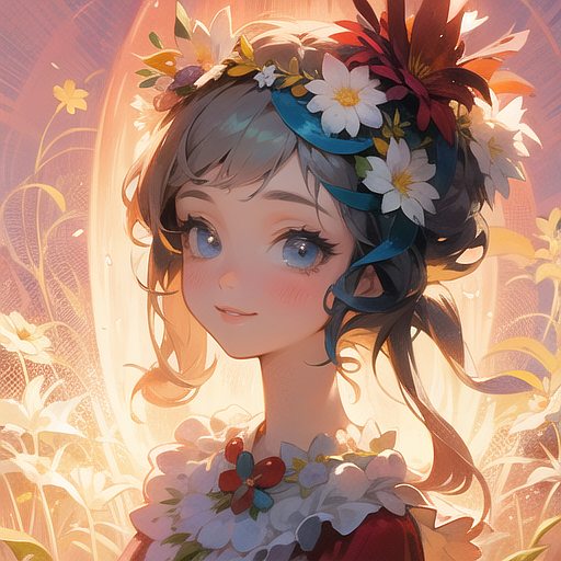 可爱唯美的女孩子