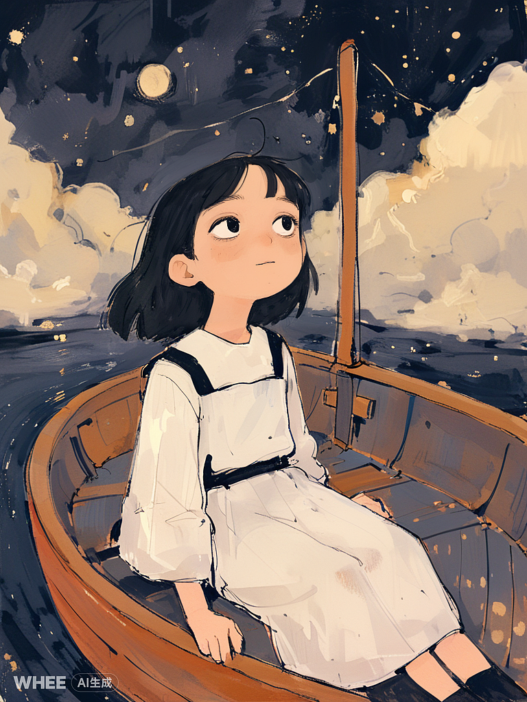 夜晚小船4