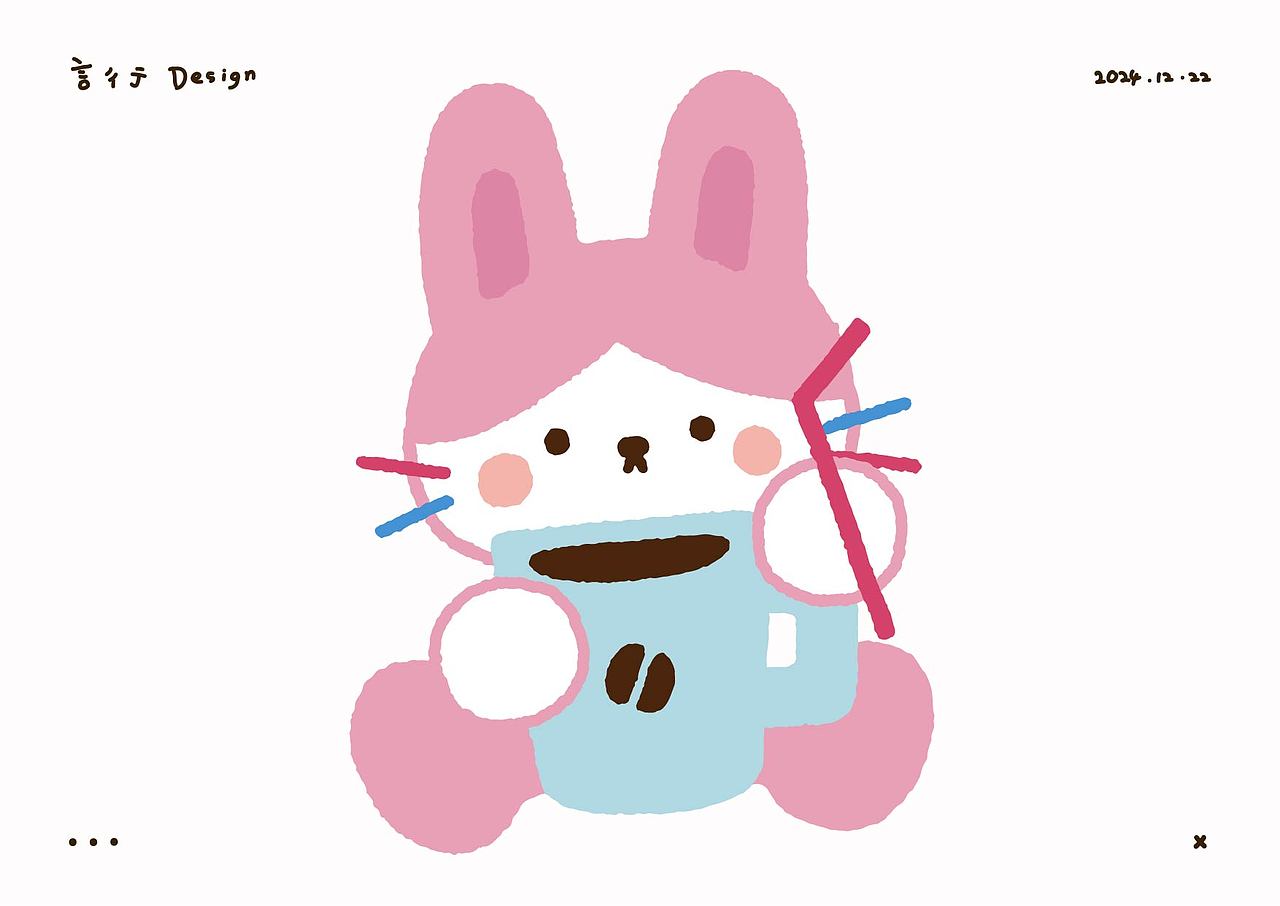 兔子家咖啡馆logo