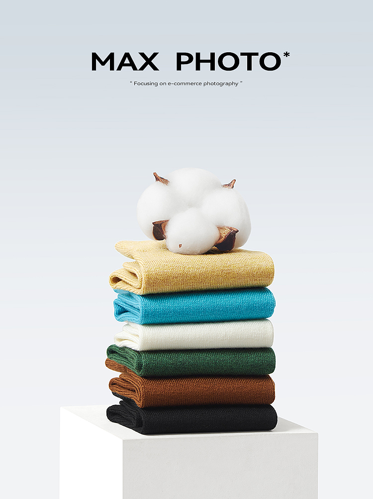 棉袜 & 详情静物拍摄 男袜女袜棉袜 电商摄影N24