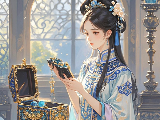 桃花映面（个人主页-ZNzEwOTQzMjA=） - AI作品 - 站酷设计师Grigio原创素材 - 站酷ZCOOL
