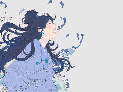 插畫練習(xí)-吶喊（個(gè)人主頁-ZNzEwOTQzODQ=） - 創(chuàng)作習(xí)作 - 站酷設(shè)計(jì)師namucuodeyu原創(chuàng)素材 - 站酷ZCOOL