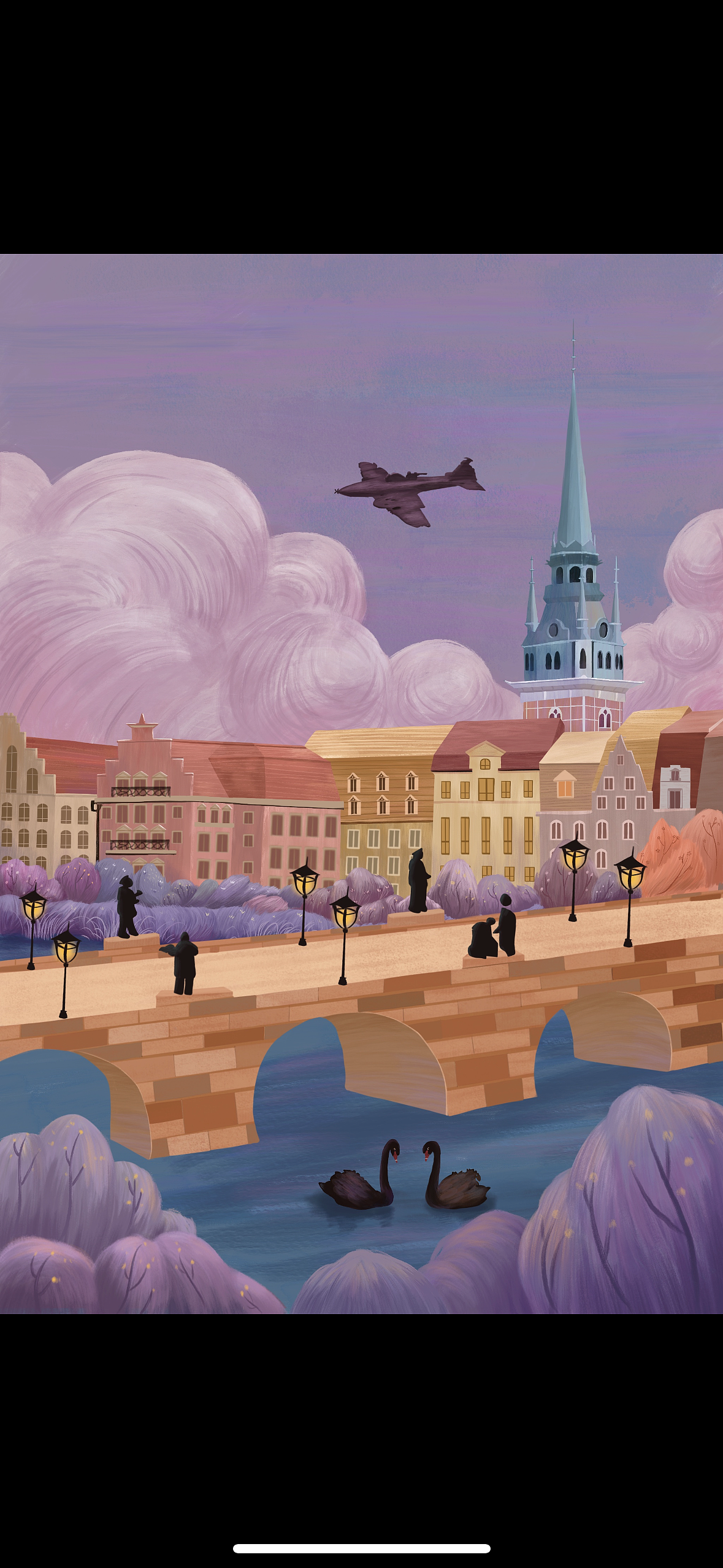 欧洲小镇（建筑插画）