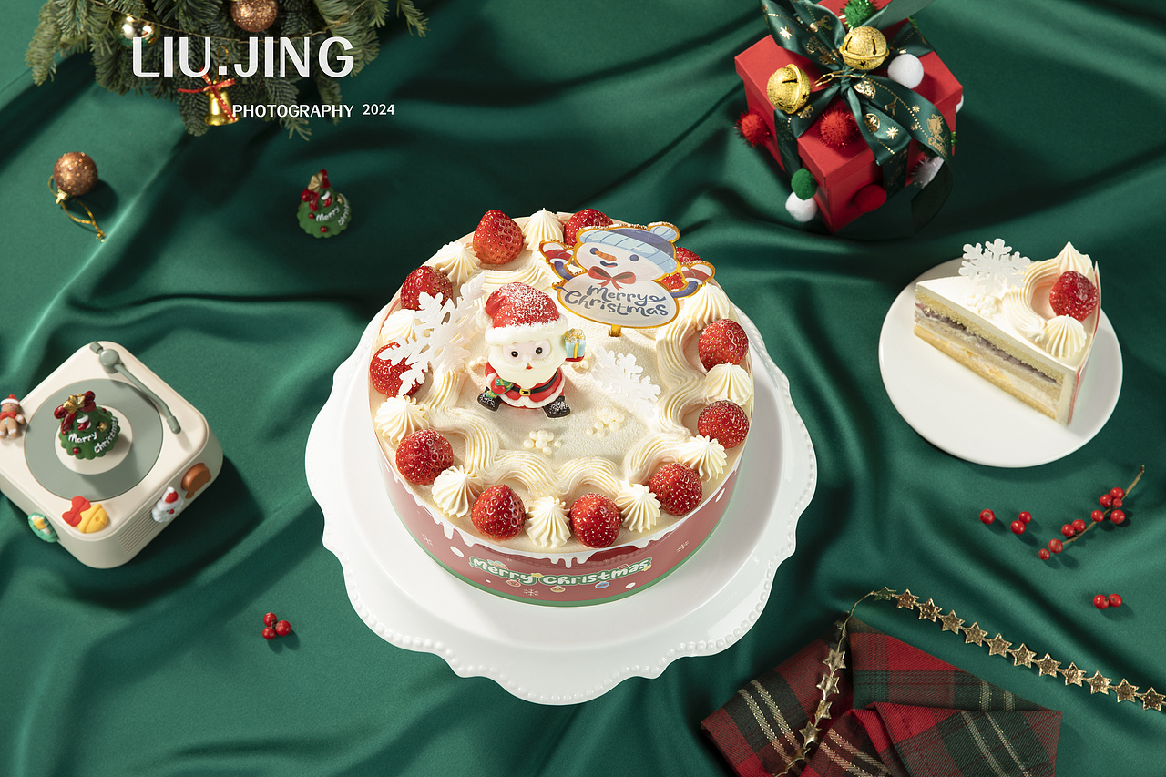 《圣诞节蛋糕》（图ZMzgyOTY5NDky） - 美食摄影 - 站酷设计师摄影师Echo原创素材 - 站酷ZCOOL
