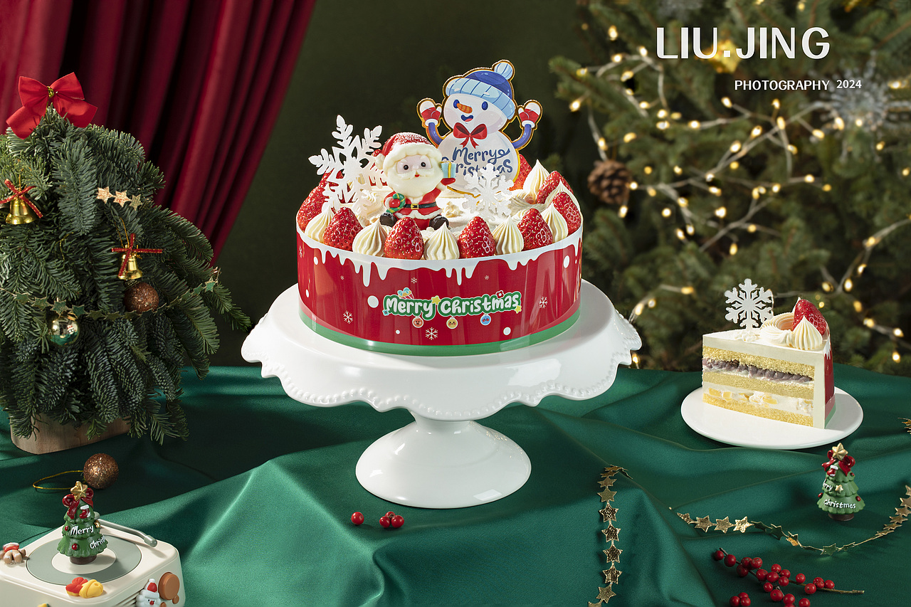 《圣诞节蛋糕》（图ZMzgyOTY5NDg0） - 美食摄影 - 站酷设计师摄影师Echo原创素材 - 站酷ZCOOL