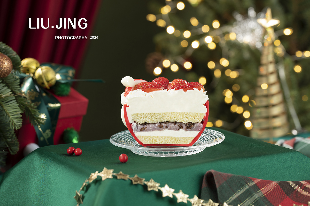 《圣诞节蛋糕》（图ZMzgyOTY5NDY4） - 美食摄影 - 站酷设计师摄影师Echo原创素材 - 站酷ZCOOL