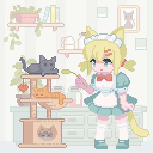 [像素画]小女仆