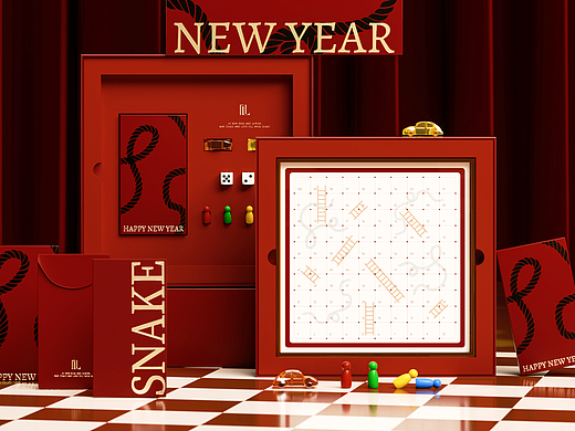 蛇我棋谁·蛇年限定原创蛇棋礼盒