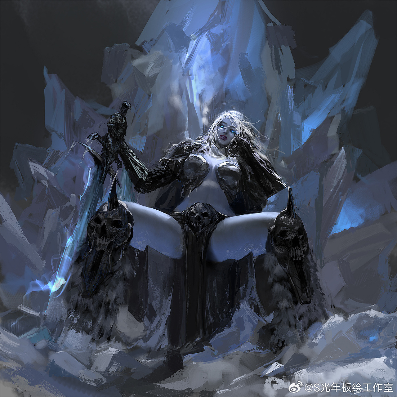 阿尔萨斯女王（图ZMzgyOTc5MDIw） - 概念设定 - 站酷设计师S光年原创素材 - 站酷ZCOOL