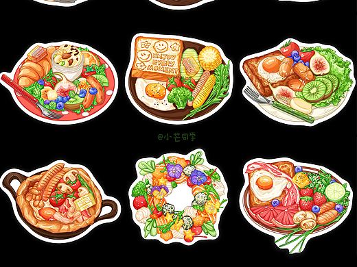美食插画