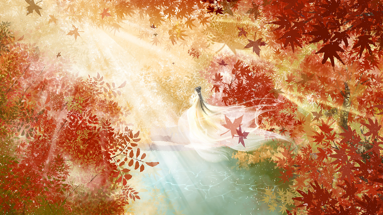 四季插画《等》（图ZMzgyOTg0NDM2） - 创作习作 - 站酷设计师茯苓首丘原创素材 - 站酷ZCOOL