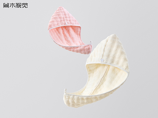 干发帽丨三利SANLI×简木视觉 毛巾浴巾卫浴产品摄影