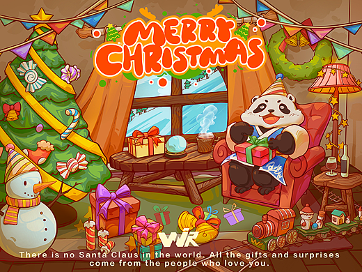 《圣诞节插画作品》（个人主页-ZNzEwOTkxNTY=） - 商业插画 - 站酷设计师王俊瑞JR原创素材 - 站酷ZCOOL