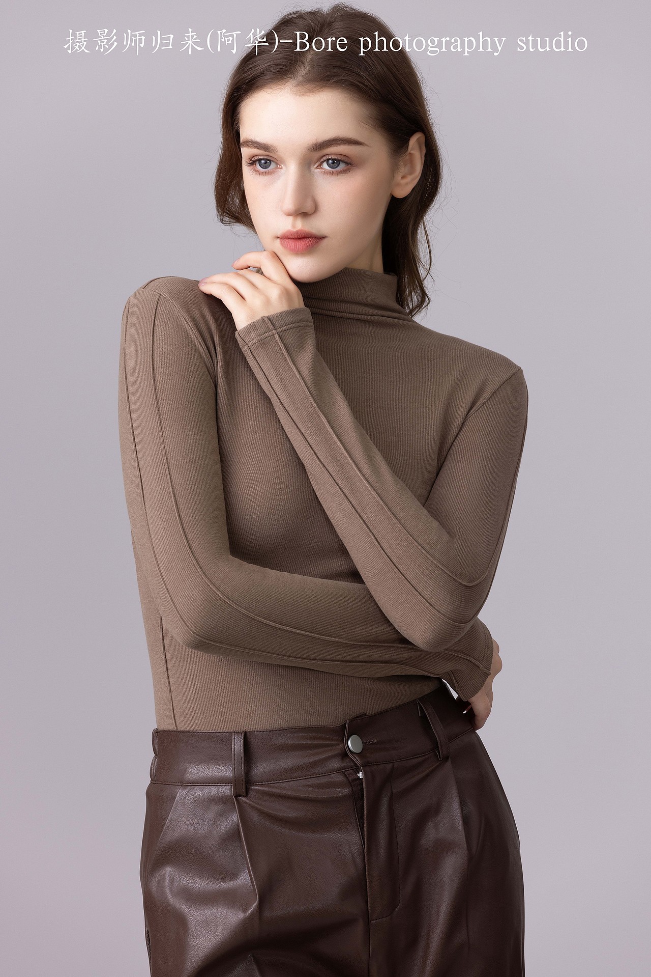 女外模打底衫拍摄电商产品拍摄LOOKBOOK极简风简约风（图ZMzgyOTk5NDQ4） - 人像摄影 - 站酷设计师般若商业摄影原创素材 - 站酷ZCOOL