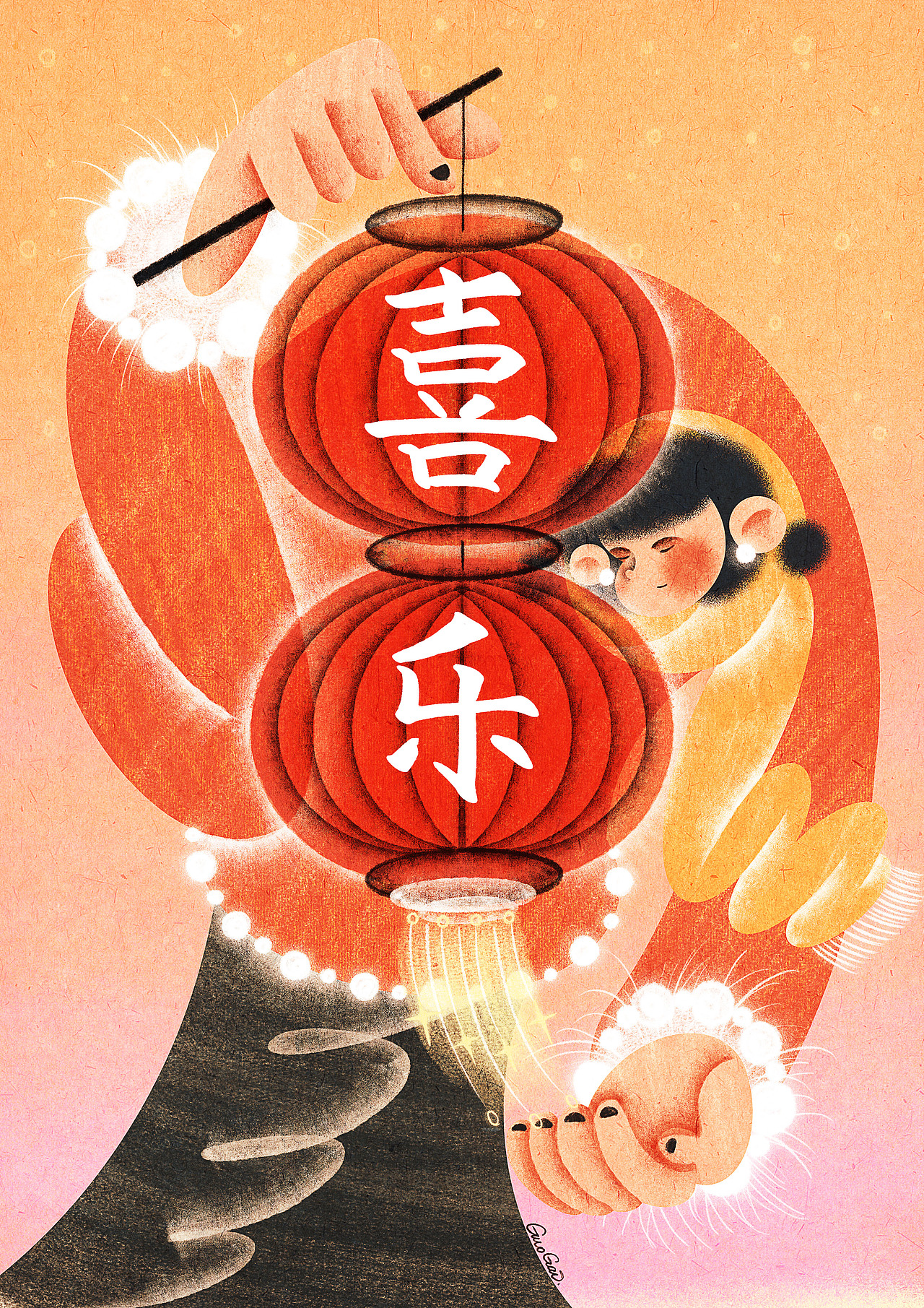 冬日快乐（图ZMzgzMDAxMzQ4） - 新锐潮流插画 - 站酷设计师飞驰的小锅盖原创素材 - 站酷ZCOOL