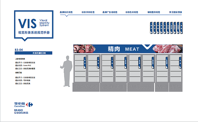 2022家乐福超市VIS视觉形象系统规范手册