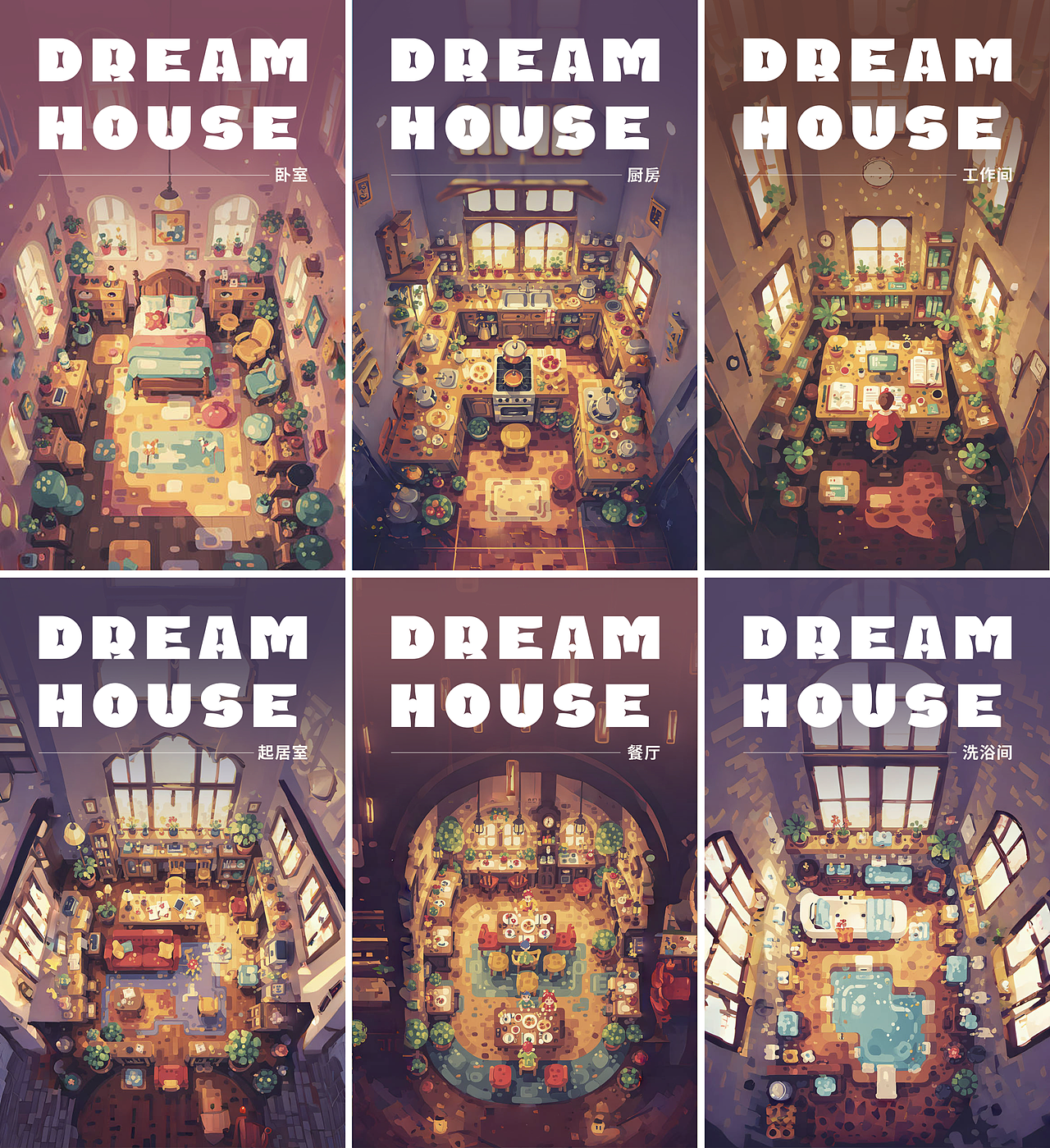 善用AIGC｜梦中小屋（图ZMzgzMDAyMDcy） - AI作品 - 站酷设计师张小哈的AI绘画原创素材 - 站酷ZCOOL