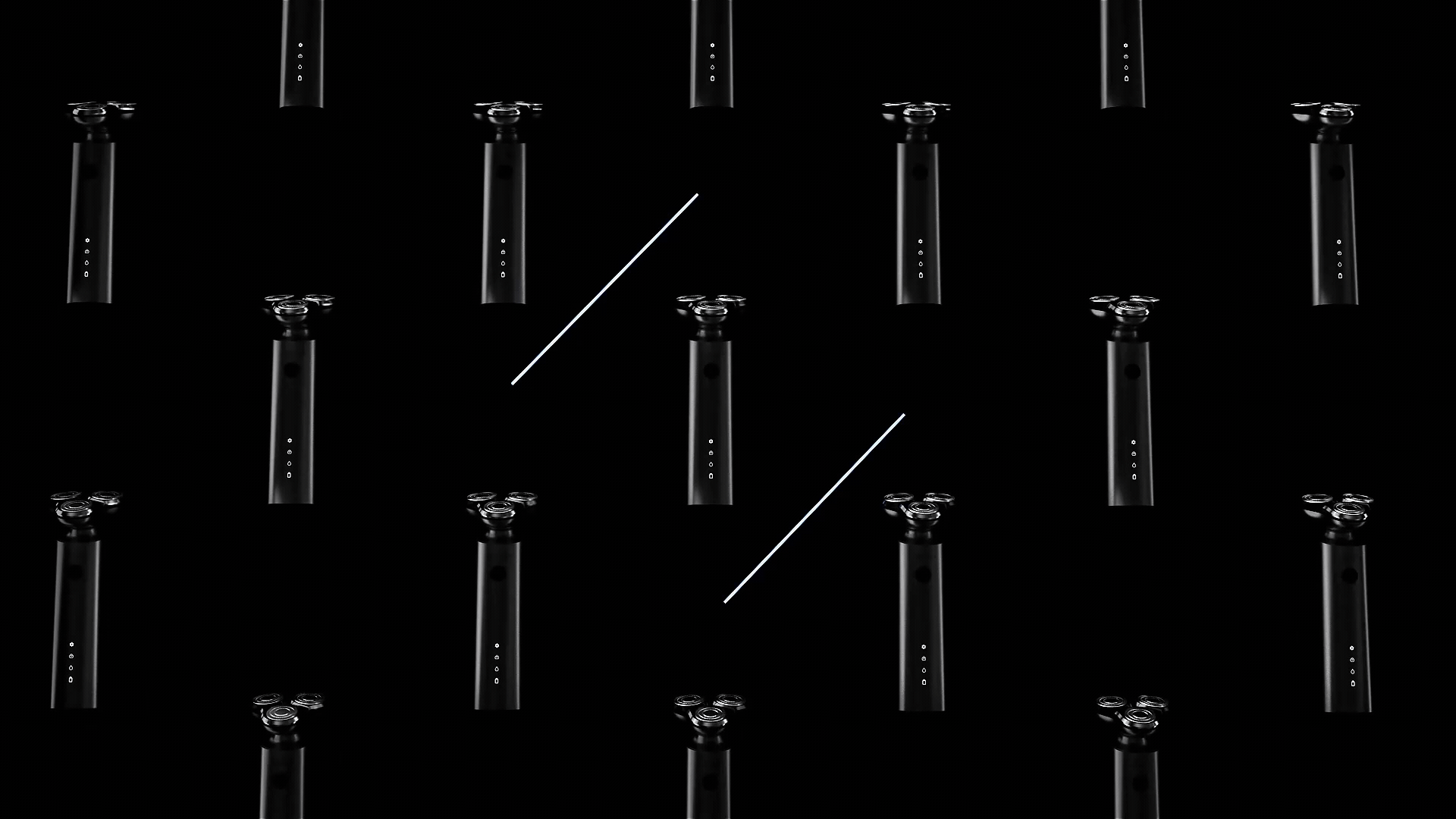 剃须刀三维动画