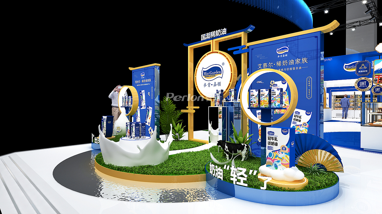 “黄金奶源”的展览表达（图ZMzgzMDE2MTQw） - 展陈设计 - 站酷设计师Perlon普朗展览原创素材 - 站酷ZCOOL