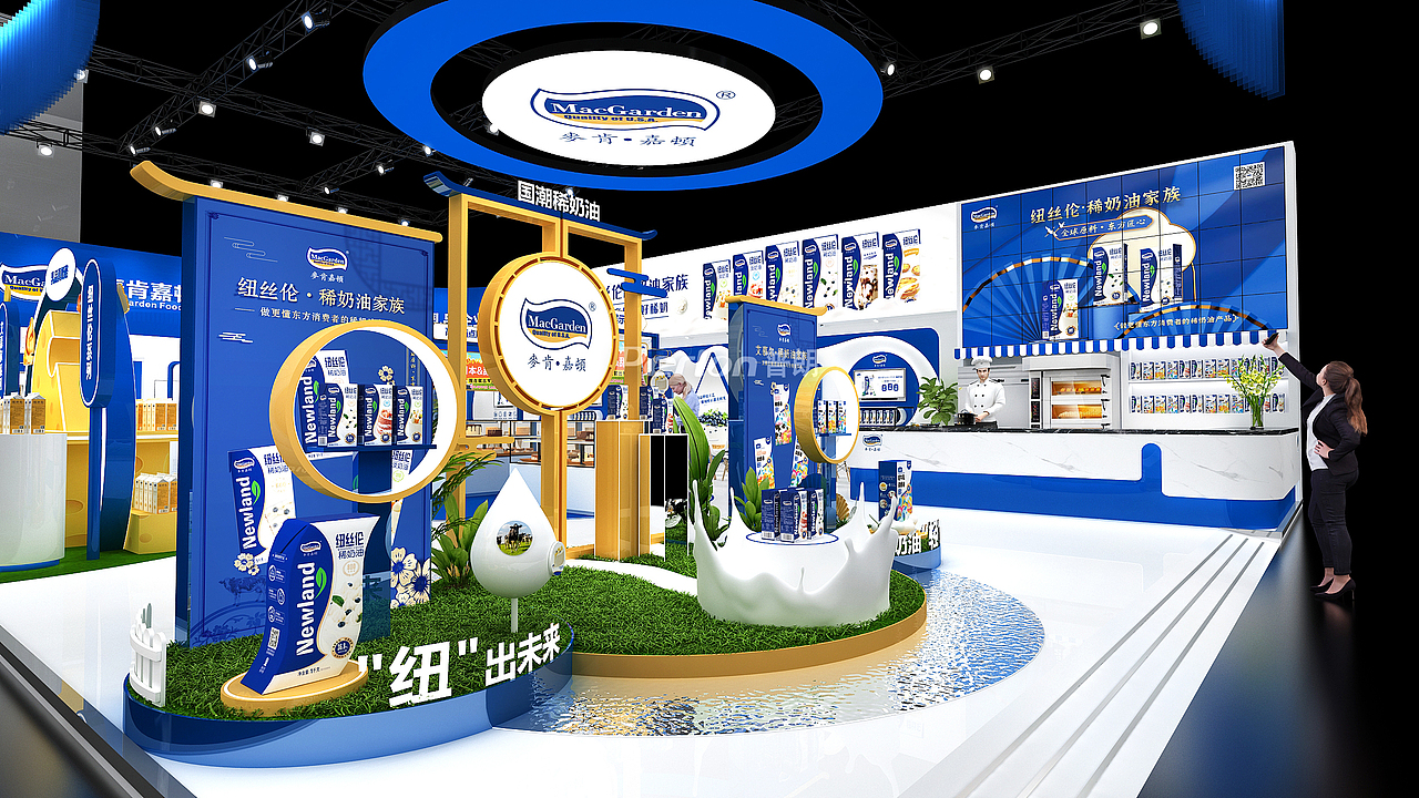 “黄金奶源”的展览表达（图ZMzgzMDE2MTM2） - 展陈设计 - 站酷设计师Perlon普朗展览原创素材 - 站酷ZCOOL