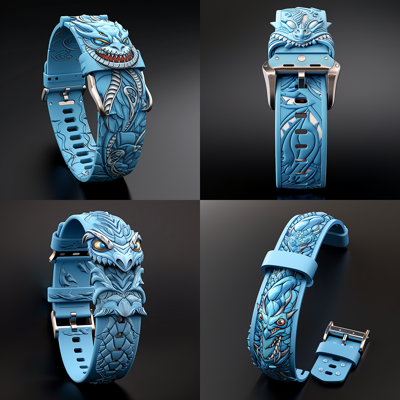 AI生成创意表带图（图ZMzgzMDE3OTA0） - AI作品 - 站酷设计师半城繁华半城梦原创素材 - 站酷ZCOOL