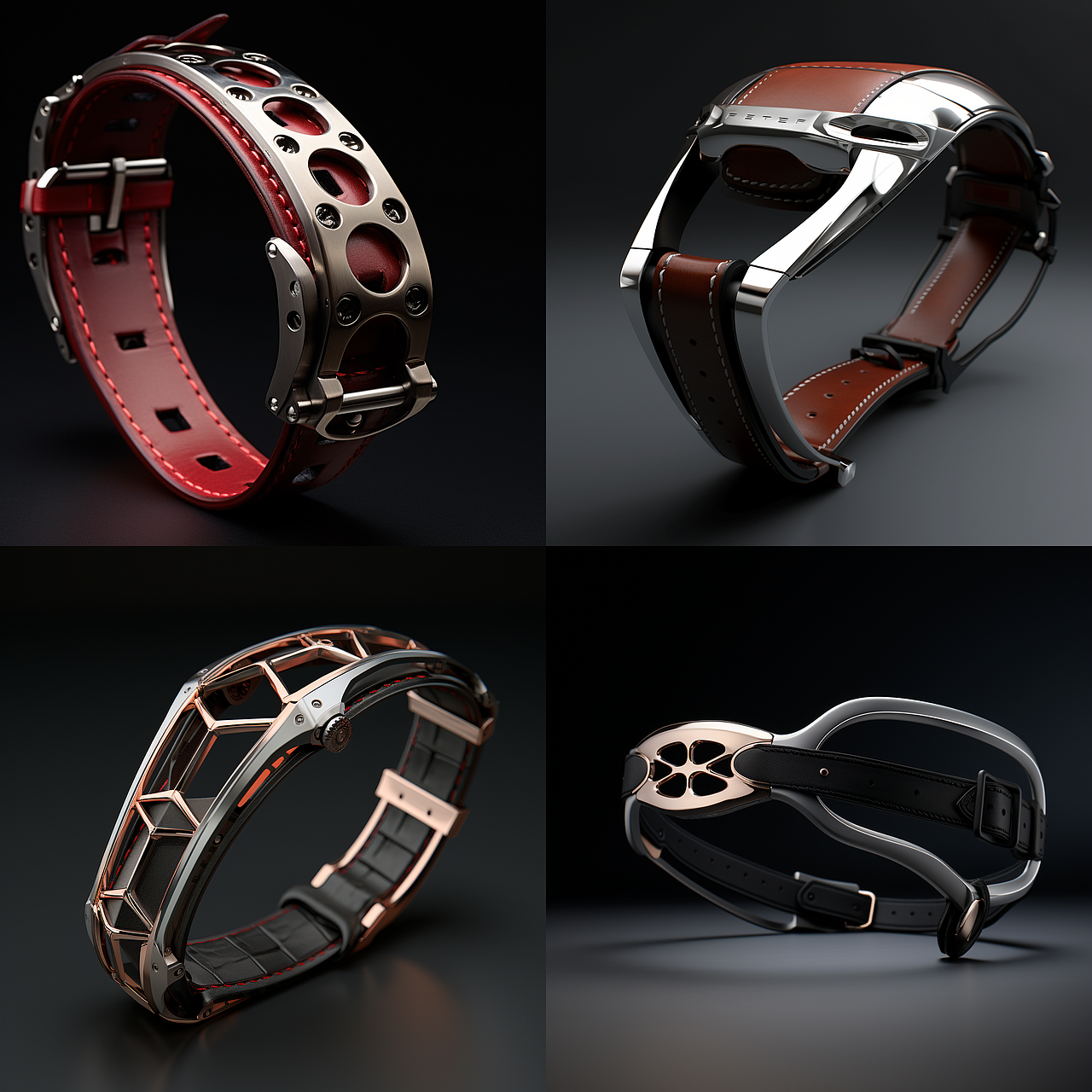 AI生成创意表带图（图ZMzgzMDE3ODcy） - AI作品 - 站酷设计师半城繁华半城梦原创素材 - 站酷ZCOOL