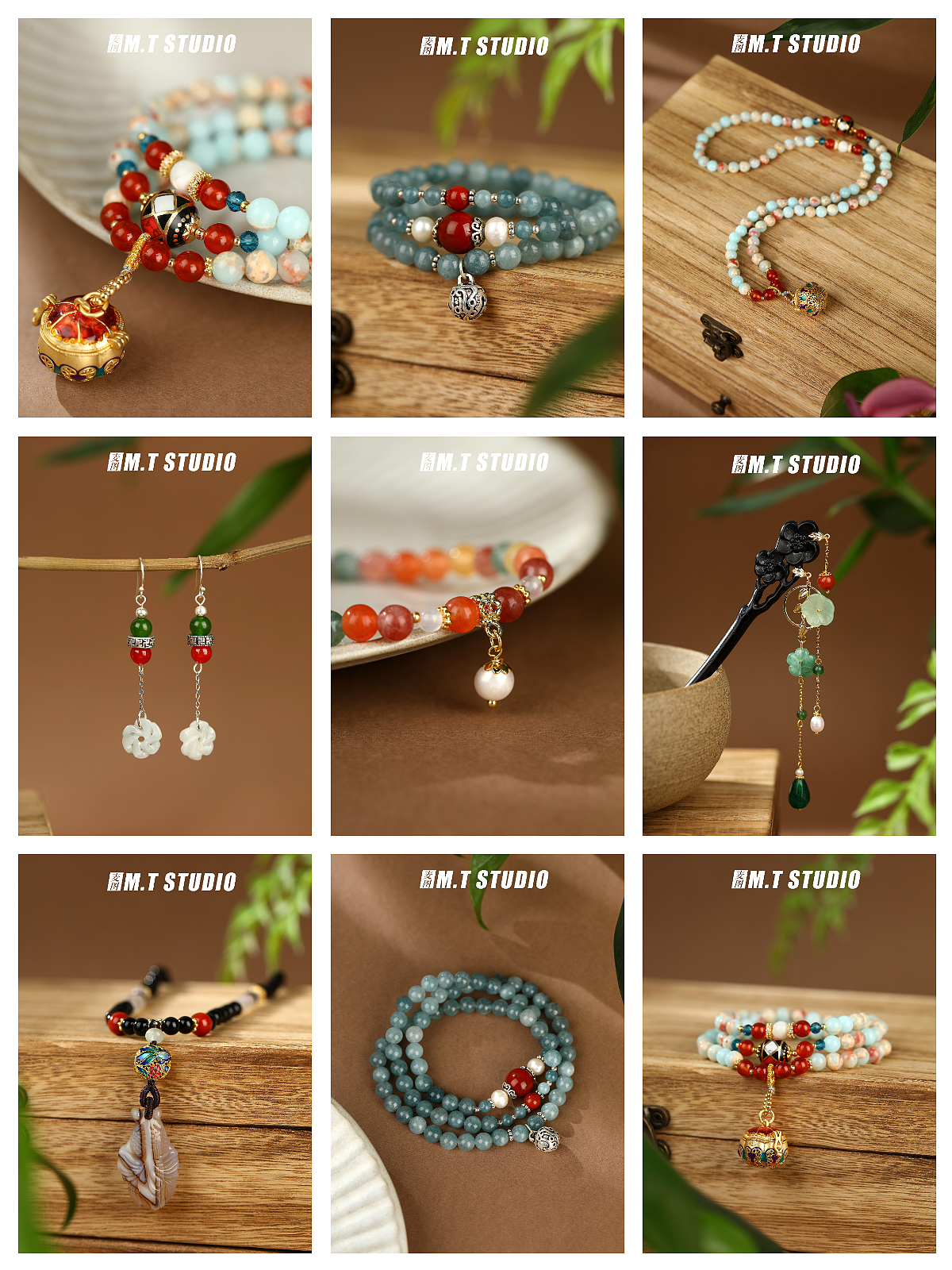 古风手串丨耳环丨流苏饰品丨首饰丨摄影丨麦图摄影