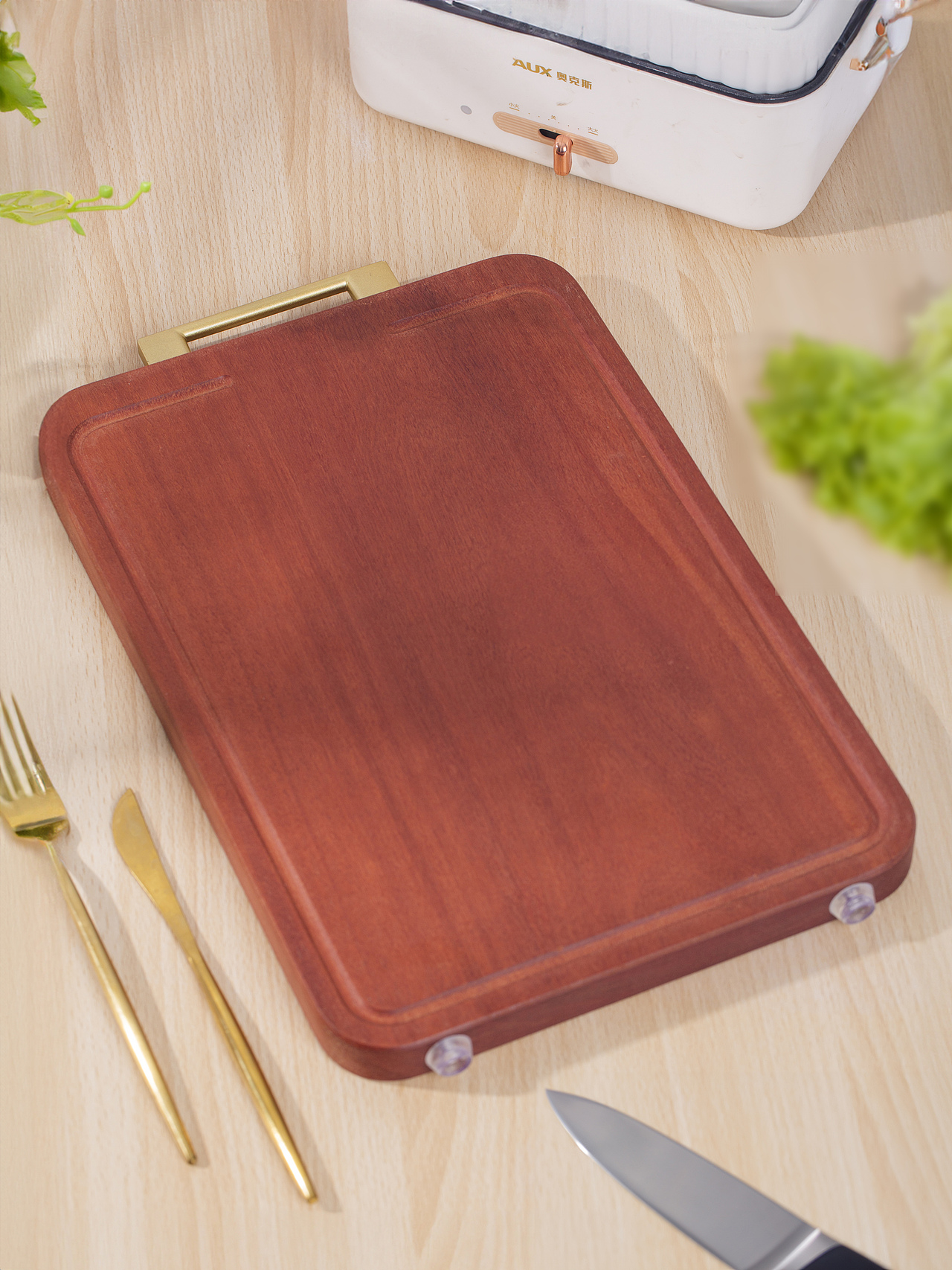 有间|识居非洲进口樱桃木整木原切菜板