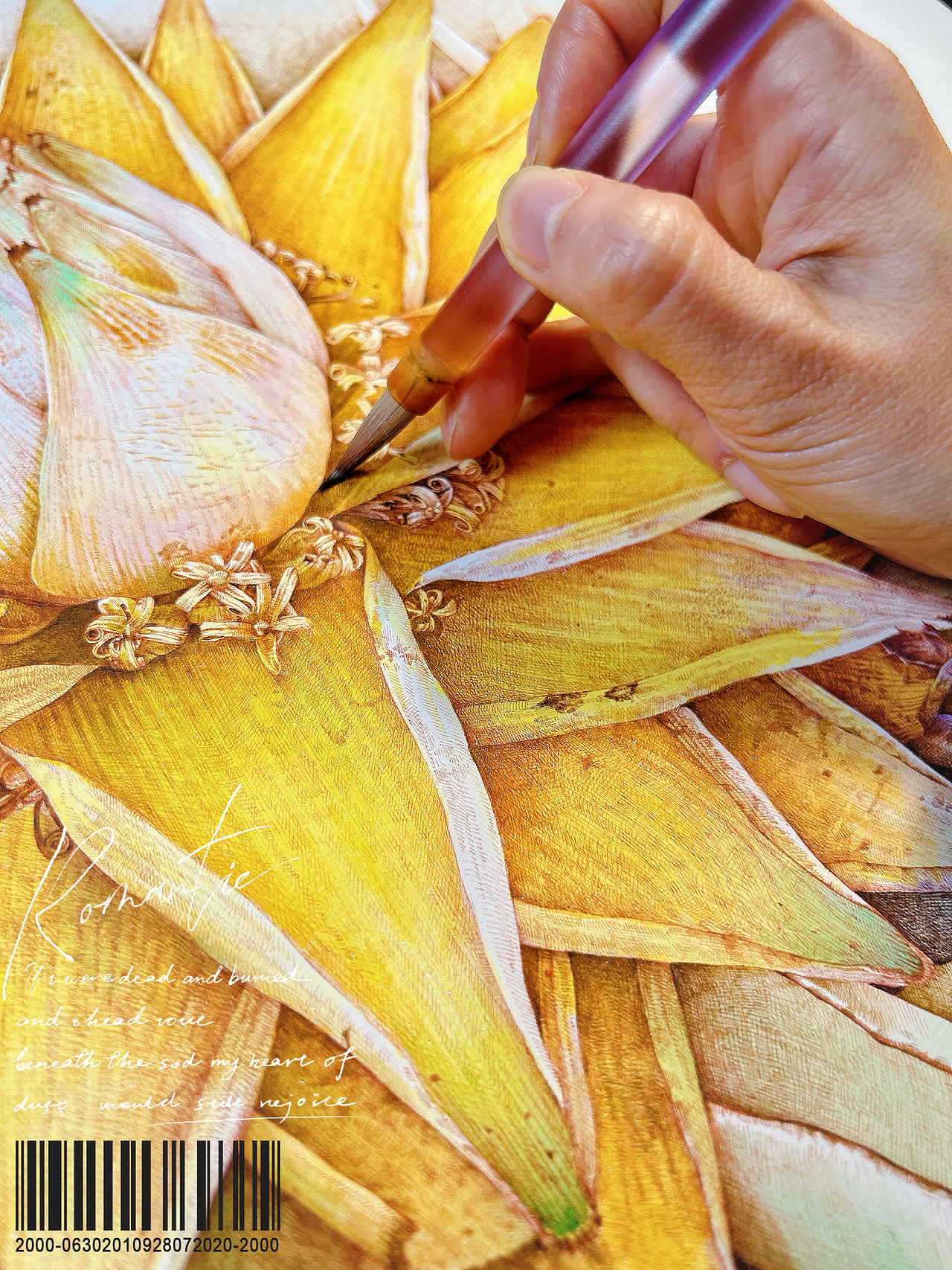 蘸水笔针管笔｜地涌金莲（图ZMzgzMDI1NDg0） - 艺术插画 - 站酷设计师CatCastleDZ原创素材 - 站酷ZCOOL