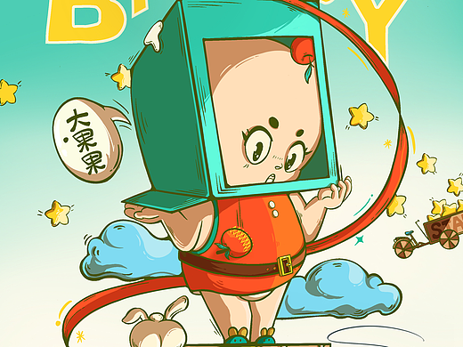 原创插画 | 圣诞宝宝Baby