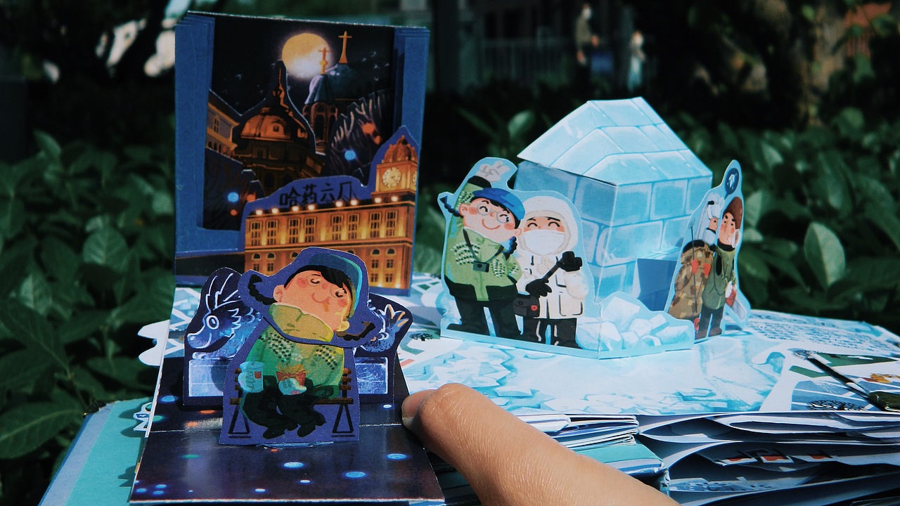 《东北之旅》 立体书（图ZMzgzMDI3OTA0） - 儿童插画 - 站酷设计师王戴家的耗子原创素材 - 站酷ZCOOL