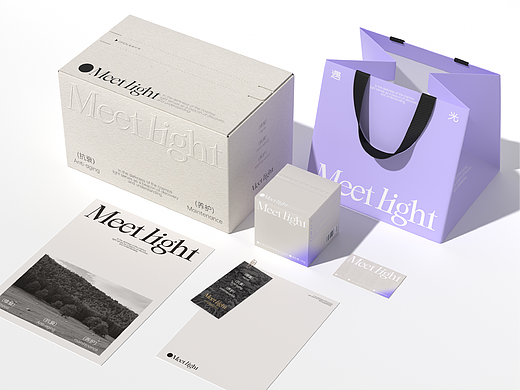 Meet Light护肤品牌视觉设计