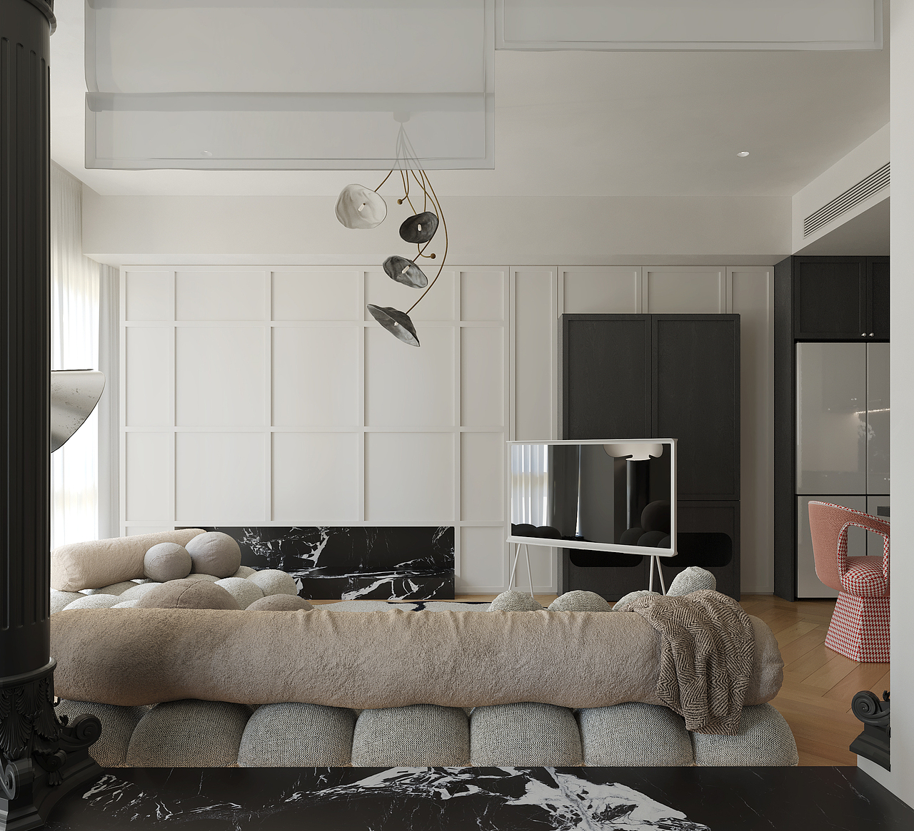 法式公寓（图ZMzgzMDMyNTUy） - 家装设计 - 站酷设计师南方视觉原创素材 - 站酷ZCOOL