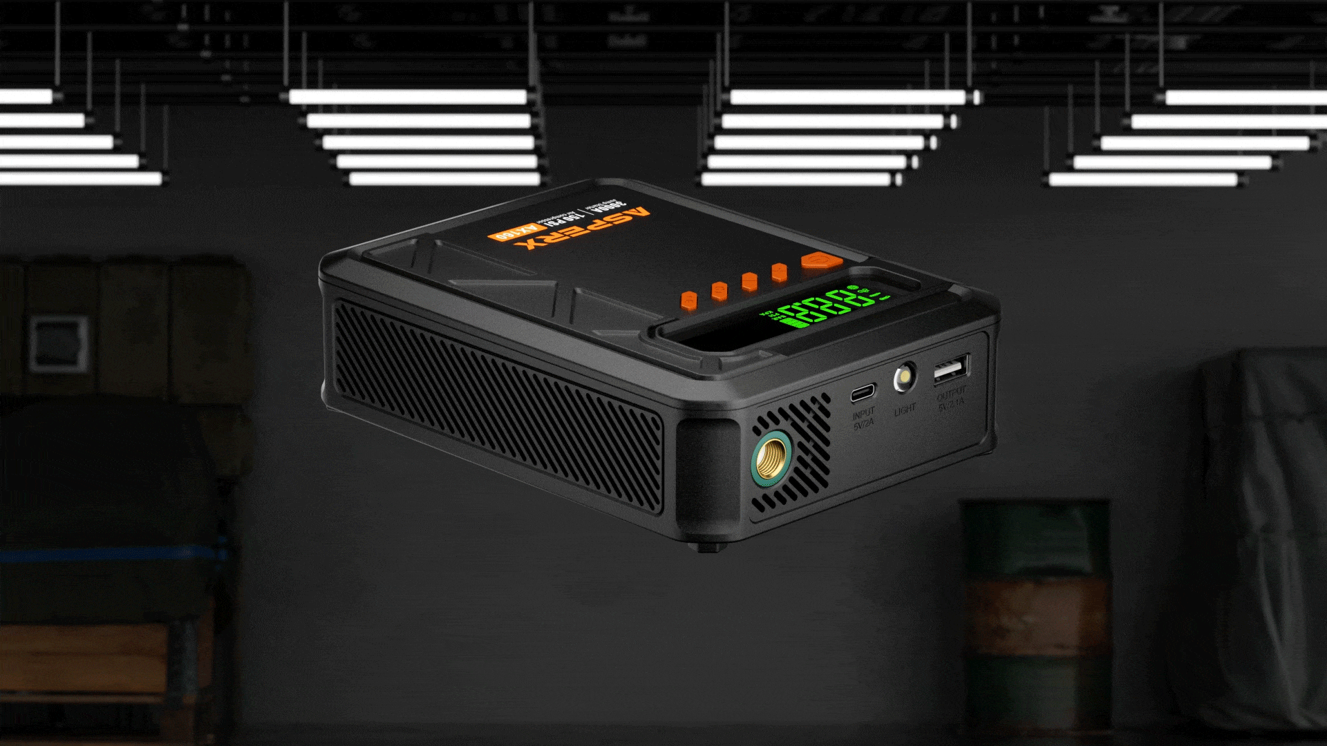 ASPERX 品牌 打气泵电源产品视频渲染