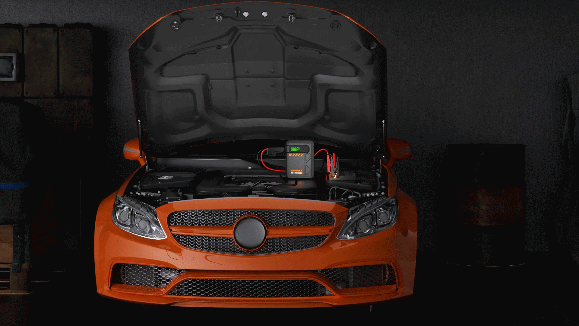 ASPERX 品牌 打气泵电源产品视频渲染