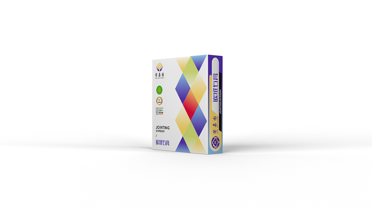 腻子粉包装建筑材料粉刷石膏-悟杰品牌视觉设计