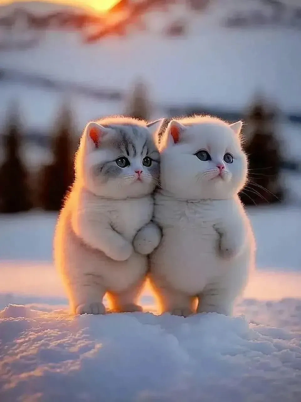 冬天的小可爱，蹭蹭才暖和（图ZMzgzMDUyMzAw） - 宠物摄影 - 站酷设计师子白七原创素材 - 站酷ZCOOL