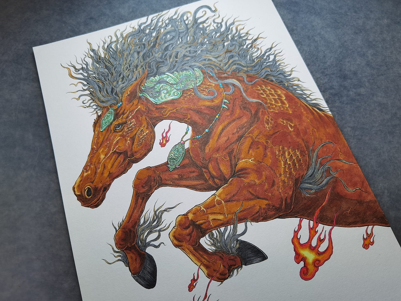 2024.12.24毣柞山海-北山经-北鲜山-马