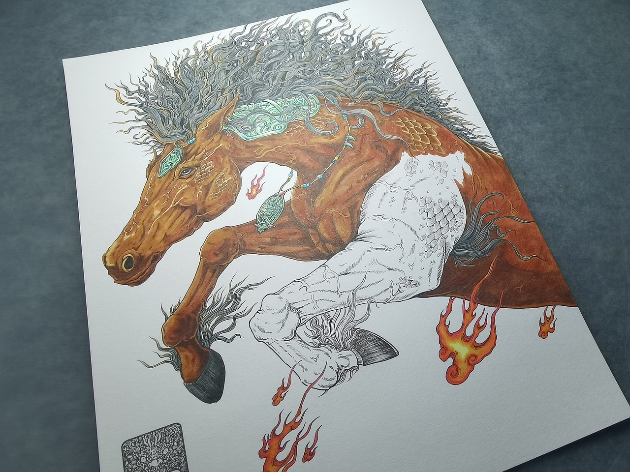 2024.12.24毣柞山海-北山经-北鲜山-马