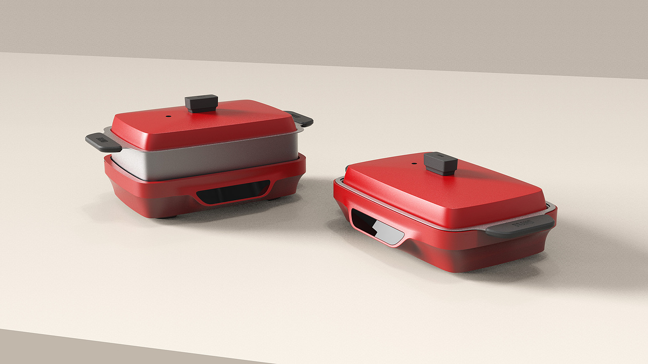 『异简工业』电煎锅案例分享（图ZMzgzMDU0NTky） - 电子产品 - 站酷设计师异简工业设计原创素材 - 站酷ZCOOL