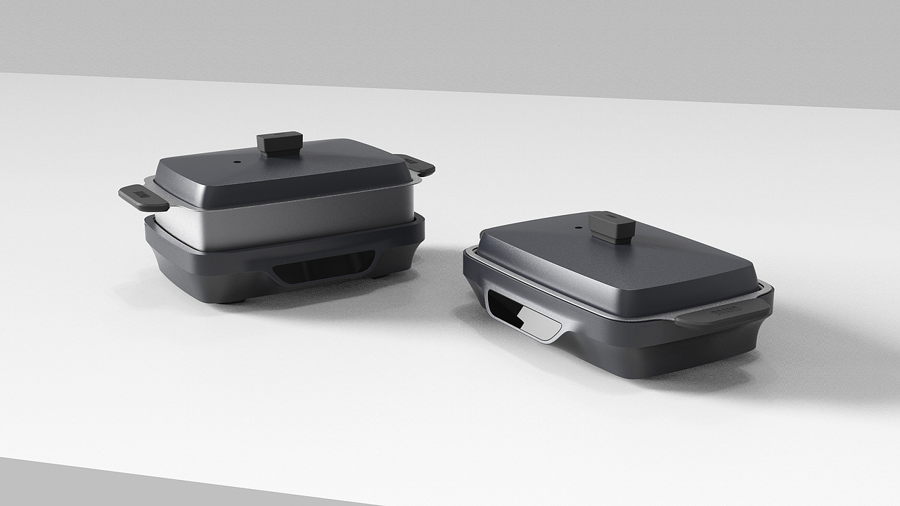 『异简工业』电煎锅案例分享（图ZMzgzMDU0NTg4） - 电子产品 - 站酷设计师异简工业设计原创素材 - 站酷ZCOOL